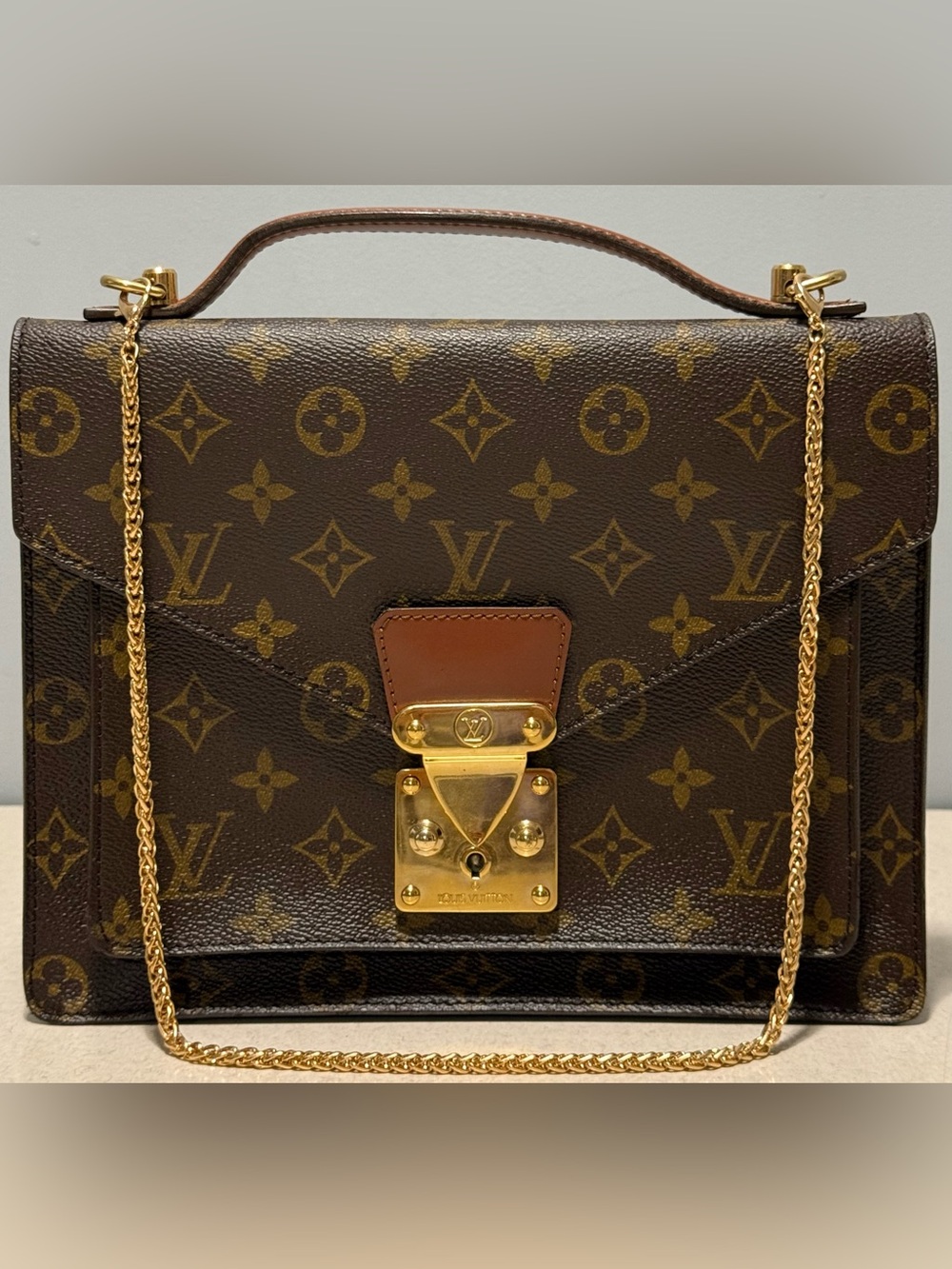 Louis Vuitton Vintage Monceau Monogram Canvas Handbag - Picture 4 of 15